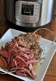 Corned beef brisket and cabbage cooked in a fraction of the time thanks to the instant pot. Instant Pot Corned Beef Dining With Alice