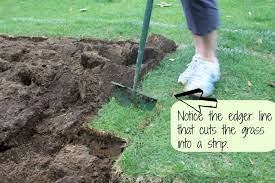 Easy method for digging out and removing grass sod/lawn by hand with a shovel. How To Remove Sod Quick And Easy Cottage4c Sod Grass Diy Landscaping How To Remove Grass