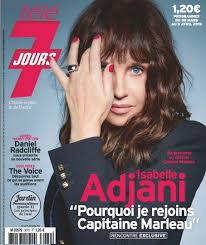 Nommée dans la catégorie meilleure actrice dans un second rôle, pour le monde est à. Isabelle Adjani Tele 7 Jours Magazine 30 March 2019 Cover Photo France