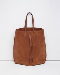 Maison Martin Margiela Line 11 Suede Offset Tote Bags Purses Bags Leather Bags Handmade