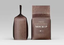 Download Free All Sides Coffee Bag Mockup Psd