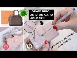 Best Products To Sanitise Care For Handbags I Draw On Dior Show You How To Get Biro Off Youtube Dior Handbags Biro