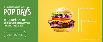Pop Days La Fourchette Jusqu A 50 Sur Vos Restaurants Preferes