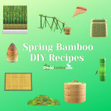 Diy / reddit запись закреплена. All Spring Bamboo Diy Recipes Acnh In 2021 Bamboo Diy Diy Food Recipes Festival Diy