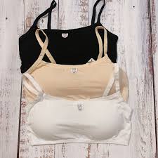 ÁO LÓT BRA ỐNG HAI DÂY COTTON ĐỆM LÓT MỎNG LOGO CON THỎ B08