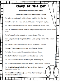 Casey At The Bat Reader S Theater Script Readers Theater Scripts Readers Theater Casey At The Bat