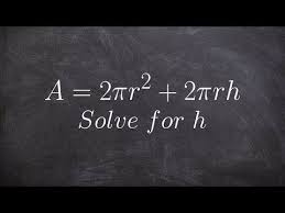Solve Literal Equations Youtube Literal Equations Equations Solving