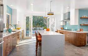 This mid century kitchen shows a smart mix of white quartz and wood in the kitchen island. 25 Incredible Midcentury Modern Kitchens To Delight The Senses