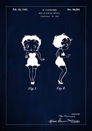 Betty boop table, glass top 2ft diameter by 22.5 inches tall. Hier Patentzeichnung Betty Boop Blau Poster Kaufen Bgastore De