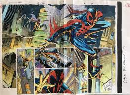 40+ spider man 2099 coloring pages for printing and coloring. Spider Man 2099 Meets Spider Man P12 13 Dps Color Guide In Jacob S S Spider Man 2099 Meets Spider Man Color Guides Comic Art Gallery Room