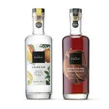 Chocolate makes everything better and hotel chocolat chocolate is the best! Hotel Chocolat Salted Caramel Vodka Cacao Gin Duo Qvc Uk