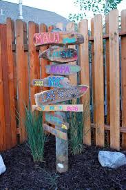 Champagne Thursdays Destination Sign Post Patio Signs Beach Signs Pool Decor