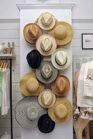 Pin By Berna Gunege On Ladies With Chapeaus Diy Hat Rack Hat Storage Decor