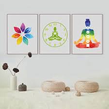 Check spelling or type a new query. Colorful Lotus Yoga Wall Art Print Poster Water Color Chakra Yoga Om Meditation Picture Canvas Painting Home Decoration Painting Calligraphy Aliexpress