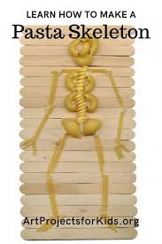 480 x 640 jpeg 37 кб. Pasta Skeleton Art Projects For Kids