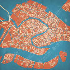 Travel guide to touristic destinations, museums and architecture in venice. Venice Italy Map Art City Prints Map Art Venice Map Italy Map