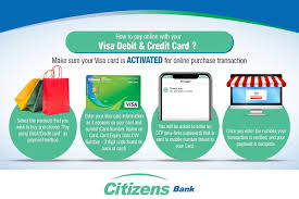 Visa, mastercard, discover, american express, or a store credit card. Pay Online With Your Visa Debit Credit Card Citizensbank Credit Card Debit Credit Card Visa Card