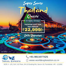 Book Super Saver Thailand Vacation Trip Which Promises You Of Memorable Experiences In Thailand Pre Plan Travel Poster Design Travel And Tourism Travel Design