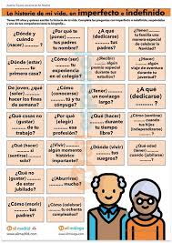 Ejercicio De Contraste Entre Imperfecto E Indefinido Espanol Ele Hoj Ejercicios Para Aprender Espanol Ejercicios De Espanol Actividades Para Clase De Espanol