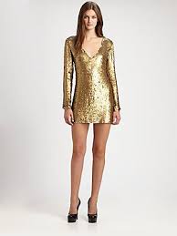 Glamour In Gold The Haute Hippie V Neck Sequin Dress Nice Dresses Cocktail Dresses With Sleeves Trendy Dress Outfits