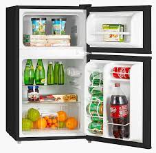 Amazon Com Midea Whd 113fb1 Compact Reversible Double Door Refrigerator And Freezer 3 1 Cubic Feet Bla Mini Fridge With Freezer Mini Fridge Cool Mini Fridge