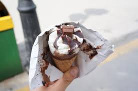 While you can head to the store and pick up a pint of your favorite flavor, it doesn't hold a candle to whipping up a batch of creamy goodness at home. Kit Kat Ice Cream Cone Is Seriously Just A Kit Kat In An Ice Cream Cone Soranews24 Japan News