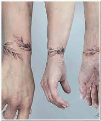 Typically, these tattoos are thin, elegant and delicate because there is not enough space and massive bracelets with lots of details look inappropriate and way too heavy. Tattoo Ideas Girl Wrist Bracelet Tattoo Wrist Tattoos For Guys Tattoo Bracelet