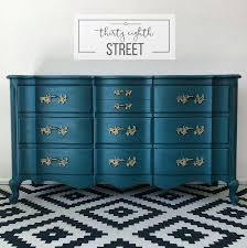 Painted Dresser In Peacock Blue Turquoise Furniture Painted Furniture Painted Bedroom Furniture