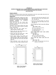 Berikut ini daftar harga kusen dan pintu kayu serta kusen jendela yang kami k. Ukuran Kusen Pintu Dan Jendela Sni Pdf Pdf
