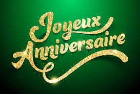 Happy Birthday In French : Joyeux Anniversaire Stock Illustration -  Illustration of party, retro: 109072468