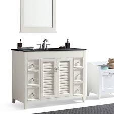 We have what you need breathe new life into your bathroom design with bathroom décor and luxury bathroom furniture and fixtures like vanities, shower doors. Simpli Home Adele 42 Inch Bath Vanity With Black Granite Top The Home Depot Canada
