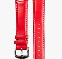 20mm Curved Leather Strap