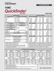 1040 Quickfinder Handbook The 1040 Tax Book For Tax