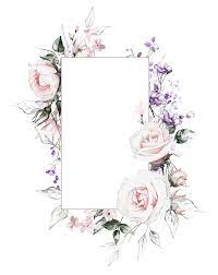 Pin By Nifili Nia On Rsx Flower Frame Floral Border Design Flower Background Wallpaper