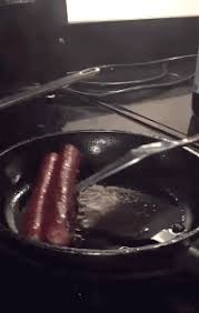Michael symon uses pork belly to make bacon at home. When You Re Afraid Of Cooking Oil Flickering Gif On Imgur