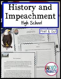 High School Reading Comprehension Passages And Questions Impeachment High School Reading Comprehension High School Reading Reading Comprehension Passages
