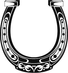 Lucky Steel Horseshoes Set Isolated On White Background Western Clip Art Horseshoe Horseshoe Set