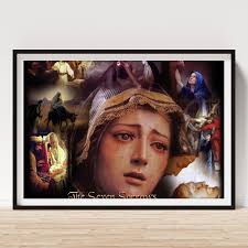 The Seven Sorrows of Our Lady. Art Print by Samuel Epperly