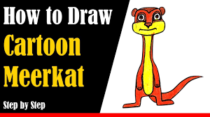 How To Draw A Cartoon Meerkat Step By Step Very Easy Youtube Colored papers may impede on the digitizing process. how to draw a cartoon meerkat step by step very easy