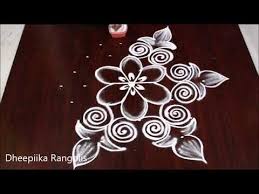 Cute N Easy 7 Dots Flower Kolam Beautiful Rangoli Latest Arts Designs By Dheepiika In 2020 Rangoli Border Designs Free Hand Rangoli Design New Rangoli Designs