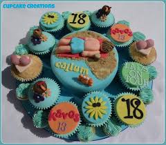 Not bad considering i fractured my shoulder 3 and a half weeks ago!!! 18th Birthday Cake Cupcakes Lads Holiday Cake By Cakesdecor