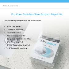 When you need stainless steel scratch repair in scottsdale, az or a complete overhaul of your stainless steel surface to restore its splendor, look no further than revive stainless steel! Pro Care Stainless Steel Scratch Repair Kit Overstock 28740093