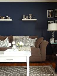 B H Bliss At Home Daring But Lovely Design Diy Brown Living Room Decor Blue Living Room Brown Living Room