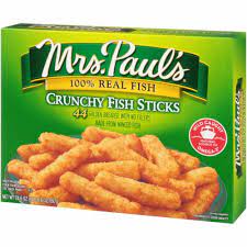 2,000 calories a day is used for general nutrition . Mrs Paul S Crunchy Fish Sticks 44 Count 24 6 Oz Kroger