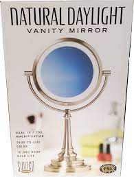 Fully adjusted vanity mirror with 1x and 10x magnification. Sunter Natural Daylight Vanity Makeup Mirror New 2015 Model By Sunter Amazon De Beauty