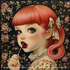 Poster "vampires" (illustration, Art, Print, Pop Surrealism,baroque,goth, ) 