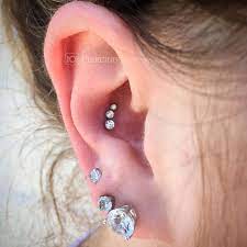 101bradlee Circle Earrings Studs Ear Cuff Piercing Conch Piercing Jewelry