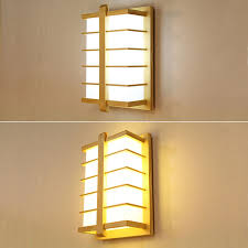 From classy ceiling lights and foyer pendant lights to hallway lights and wall sconces, our large selection of foyer lights and hallway light fixtures will leave a lasting impression on your guests. Modern Square Wall Sconce Japanese Led Wooden Wall Lamp Bedside Hotel Room Hallway Light