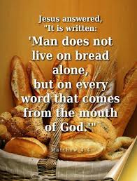 But he answered and said, it is written, man shall not live by bread alone, but by every word that proceedeth out of the mouth of god. Pin On Jesus Lover Of My Soul