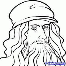 Leonardo da vinci coloring pages. Leonardo Da Vinci Coloring Pages Coloring Home